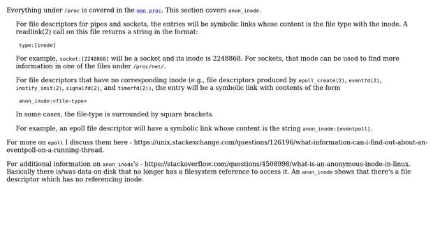 What is anon_inode in the output of "ls -l /proc/[PID]/fd"? (2 Solutions!!) смотреть онлайн