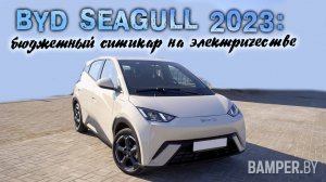 BYD SEAGULL 2023: бюджетный ситикар на электричестве