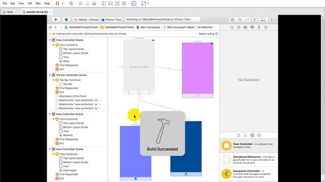 Tutorial 30: How to Create Tab Bar App in XCode Swift | UITabBarController