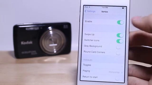 iOS 7 Jailbreak Tweak: Vertex (iOS 8 Concept Brought to Life) смотреть онлайн