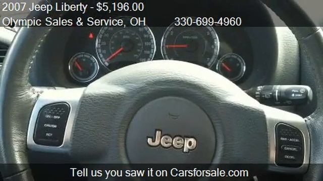 2007 Jeep Liberty Limited 4dr SUV 4WD for sale in Uniontown, смотреть онлайн