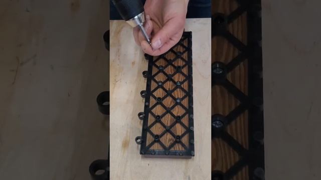 Идея для балкона/ Садовый паркет/ Юнидек/ #строительство #балконы #отделка #паркет #shorts