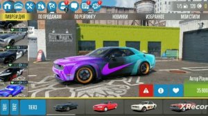 выбираю винил для dodge в car x drift racing 2