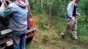 Присел на фаркоп