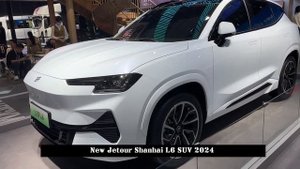 Introduced at the Guangzhou Auto Show..Exterior Design, New Jetour Shanhai L6 SUV 2024