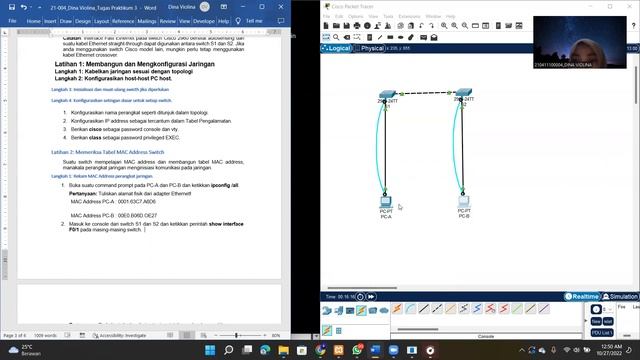 TugasPraktikum 3_Menampilkan Tabel MAC Address Switch смотреть онлайн