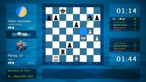 Chess Game Analysis: Parag 10 - Hate russians : 1-0 (By ChessFriends.com)