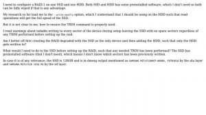 Configuring a mdadm RAID-1 on SSD and HDD