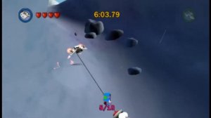 Lego Star Wars II The Original Trilogy PSP 100% Episode 5 Level 1 Hoth Battle Challenge Mode