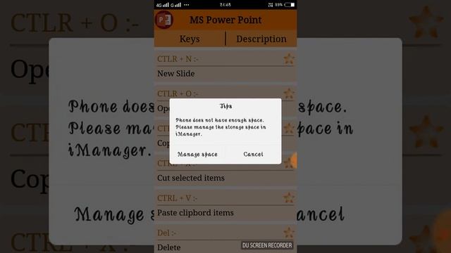 Computer courses of paint Ms excell keyboard shortcuts key