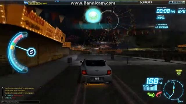 NFSW - Bentley Continental SuperSports Coupe - Speed Fair - 00:18.051 смотреть онлайн