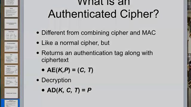 CNIT 141: 8. Authenticated Encryption смотреть онлайн