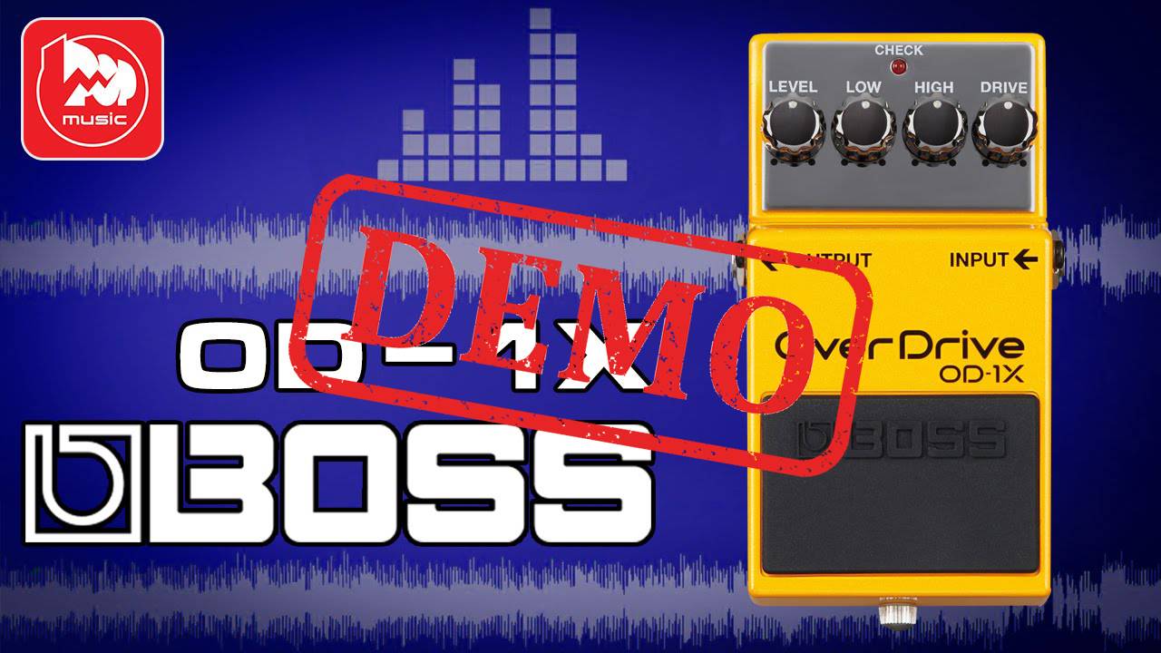ГИТАРНЫЙ ЭФФЕКТ BOSS OD-1X - демонстрация звучания