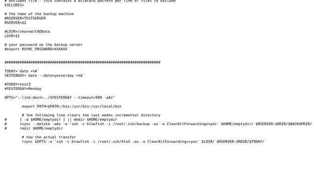 DevOps & SysAdmins: Explain this rsync script for me - Linux backups ...