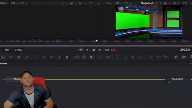 Editing Green Screen Delta Chroma Key Settings Edit Green Screen Removal DaVinci Resolve