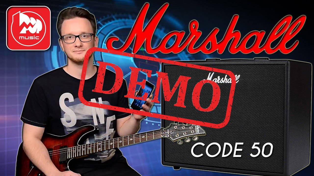 Гитарный комбо MARSHALL CODE 50 - демонстрация звучания