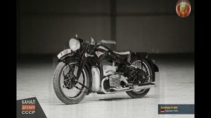 Восстановленный немецкий мотоцикл Zundapp К-800, 1938 года.