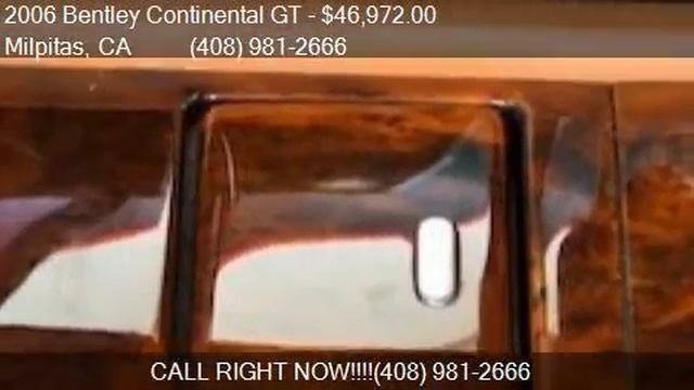 2006 Bentley Continental GT Base AWD 2dr Coupe for sale in M смотреть онлайн