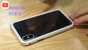 магнитный металлический каркас с чехол для телефона с закаленным стеклом для iPhone x