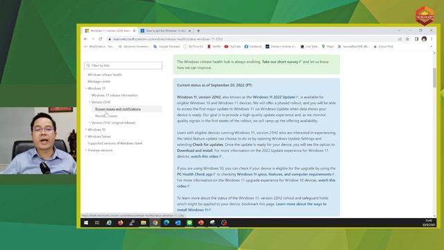 Microsoft ได้ปล่อยอัปเดต Windows 11 version 22H2 ธุรกิจต่างๆ ควรจะอัพเดทไหม смотреть онлайн