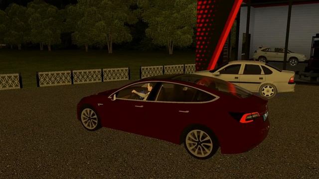 ОБЗОР-ТЕСТ Tesla Model 3❗City Car Driving смотреть онлайн