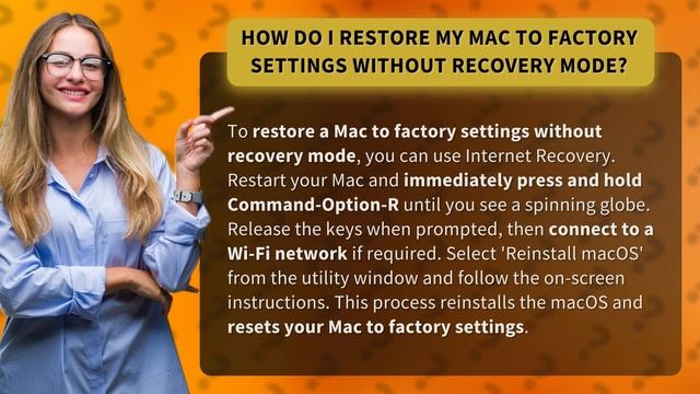 How do I restore my Mac to factory settings without recovery mode? смотреть онлайн