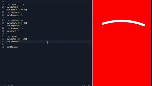How to Draw Tesla Logo In Python смотреть онлайн