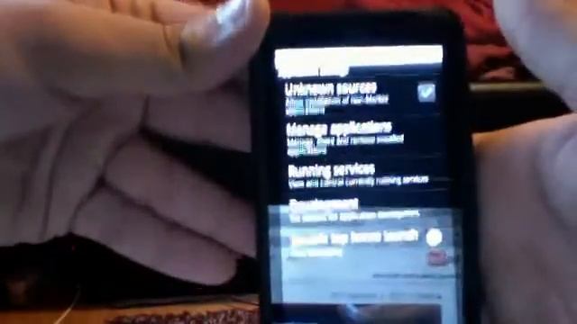 Droid X with official Android 2.2 build