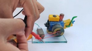 Mini Diesel Engine Generator||Up to 15V current||DIY Technician