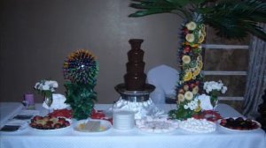 chocolate fountain in Bishkek