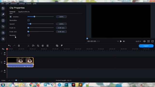 Reverse Video |  Movavi Video Editor