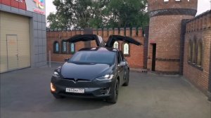 TESLA MODEL X . Тесла Модель Х . Музыкальное поздравление. #tesla #тесла