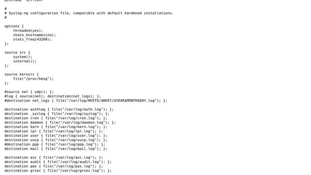 Unix & Linux: syslog-ng startup failure when using /proc/kmsg смотреть онлайн