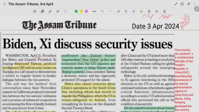 3 April 2024 I The Assam Tribune News Analysis I Assam Current Affairs