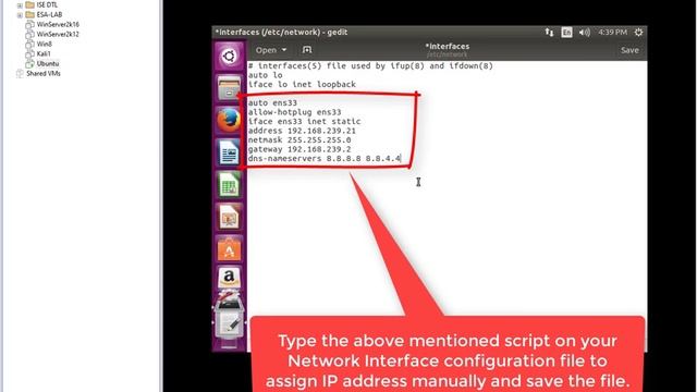 CEHv10 28-Assigning IP Address in Ubuntu смотреть онлайн