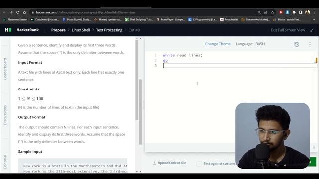 Cut #8  | Hacker Rank Bash Problem solving #linux #opensource #bash #bashscripting