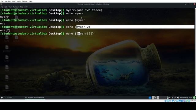 Linux Shell Scripting all about Array variables
