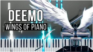 V.K - Wings of piano (Deemo) 【 КАВЕР НА ПИАНИНО 】