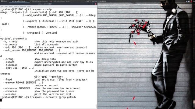 1 of 4 Introduction to trespass, a command line password keeper смотреть онлайн
