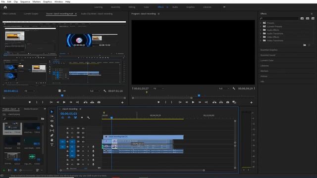 Razor Tool and Ripple Delete  In Adobe Premiere Pro CC Class 7 - Urdu / Hindi