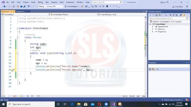 How To Create Classes And Objects In C# UML Diagram - C Sharp For Beginners