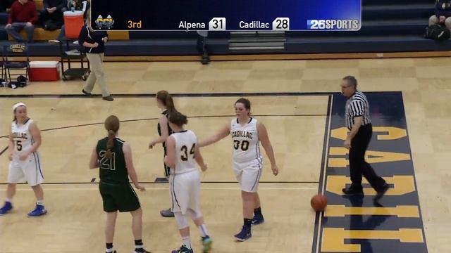 High School Girls' Basketball 01/22/16: Alpena @ Cadillac (Pt 5) смотреть онлайн