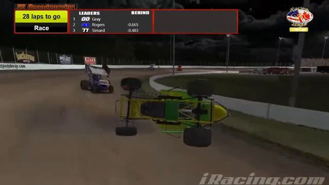 GAC Racing League 360 Sprint Dirt USA Speedway смотреть онлайн