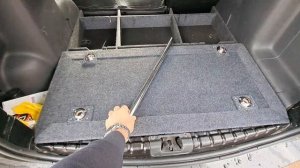 Органайзер фальшпол в Рено Дастер 2wd