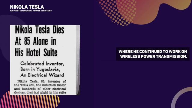 Nikola Tesla - Inventor, Physicist, and Electrical Engineer (Croatia) смотреть онлайн