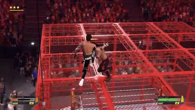 WWE2K22 Rebellion: Seth Rollins vs James Mac (RTT) смотреть онлайн