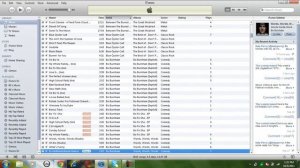 Screen Cap Test: iTunes Library A-C