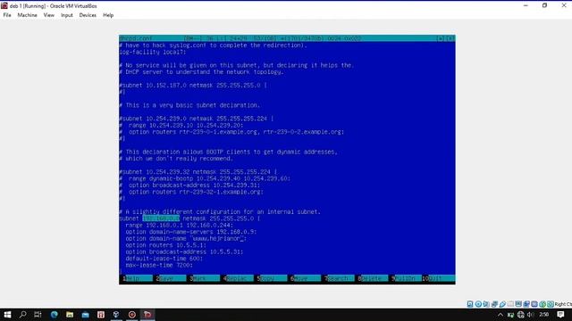Konfigurasi DHCP pada linux debian смотреть онлайн