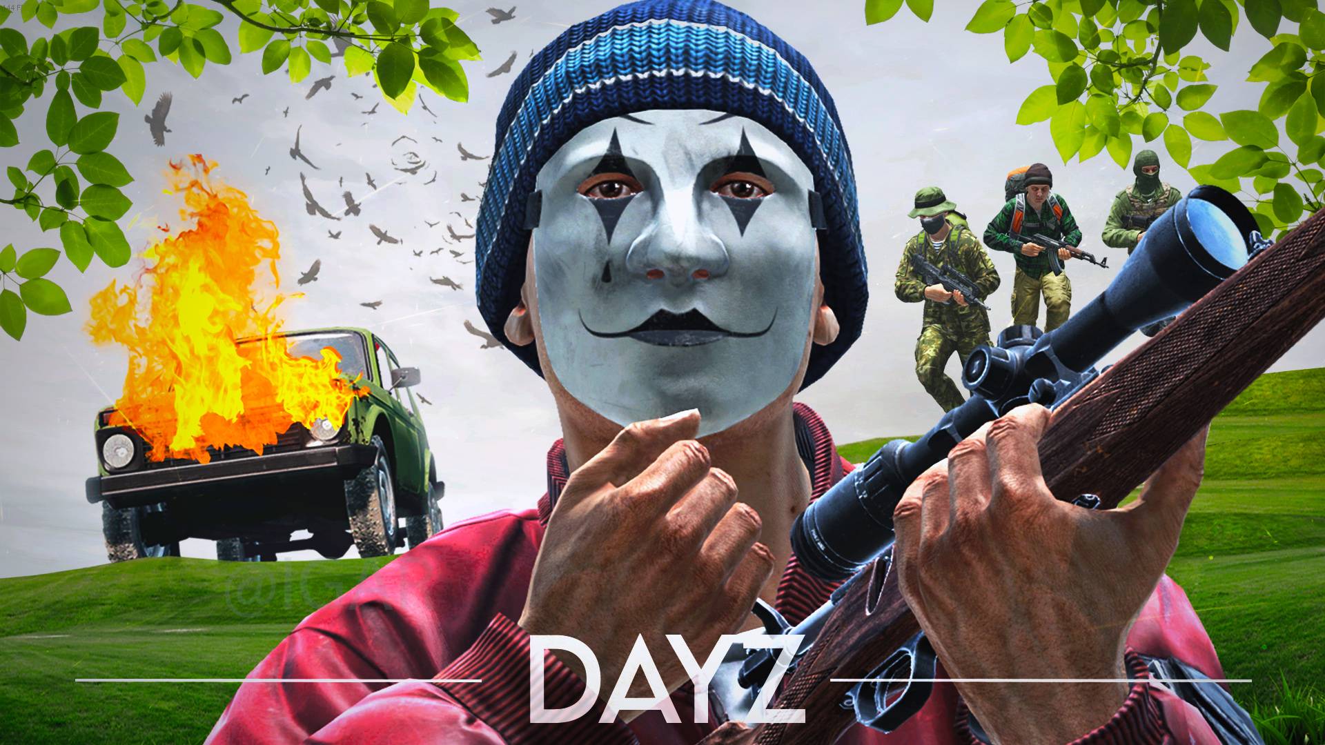 Вайп клана и засада на машину — DAYZ