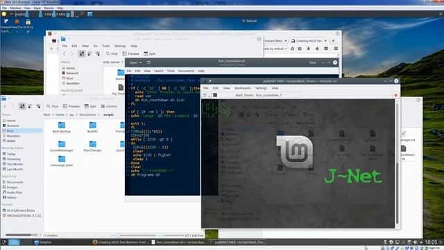 Linux Automation Countdown Run Programs With Figlet Timer